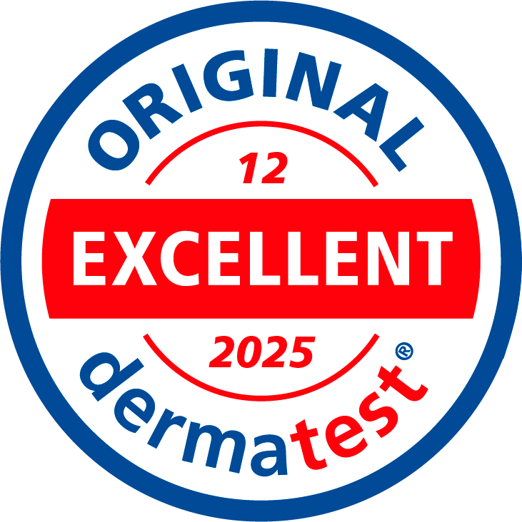 Сертификат безопасности лаборатории Научно-Исследовательского Института Дерматологических исследований Dermatest® GmbH Мюнстер (Германия). 